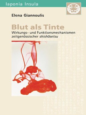 cover image of Blut als Tinte